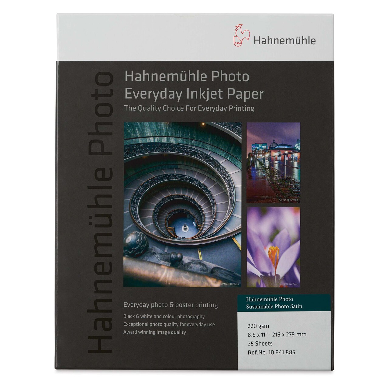 Hahnemühle Sustainable Satin Inkjet Paper - 8-1/2" x 11", Pkg of 25